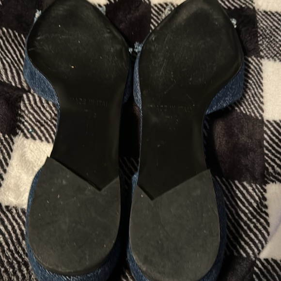 7 for All  Mankind Made in Italy Denim Flat Size 7.5M - Picture 4 of 5